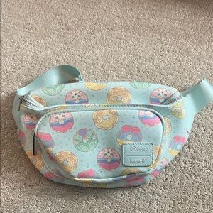 Loungefly Disney Donut Print Kids Fanny Pack - Light Blue